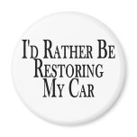 Rather Restore Car Refrigerator Magnets