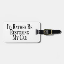 Rather Restore Car Travel Bag Tag