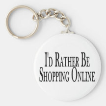 Rather Shop Online Keychain