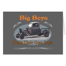 Ratrod Truck Greeting Card