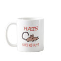 Rats Make Me Happy mugs