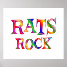 Rats Rock Poster