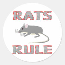 RATS RULE stickers