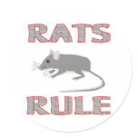 RATS RULE stickers