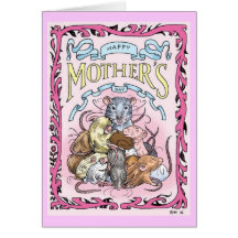Rattie Mum Mother's Day card
