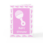rattle baby shower invite - cards
