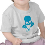 Rattler Skull - In death defying blue! T Shirts