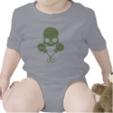 Rattler Skull - In mucus green! t-shirts
