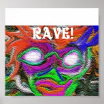 Rave flyer posters