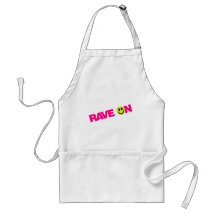 Rave On - Raver Music DJ Clubbing Aprons