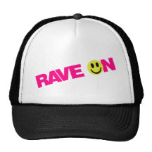 Rave On - Raver Music DJ Clubbing Mesh Hat
