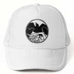 Raven Art Cap Wild Bird Crow Hats Raven Gifts