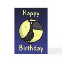 Raven Birthday Card