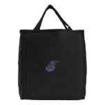 Raven embroidered bags
