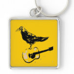 raven guitar song(guitar colour) key chain