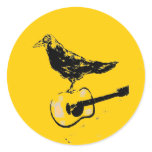 raven guitar song stickers