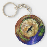 Raven Hawk Key Chain