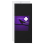 raven_illustration_Vector_Clipart black purple Rack Card