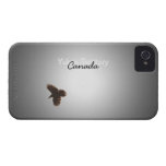 Raven in Flight; Yukon Territory Souvenir iPhone 4 Cover