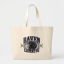 Raven Lunatic Canvas Bags