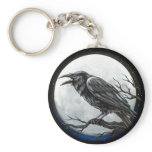 Raven Moon Key Chains