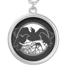 Raven Necklace Raven Gift Raven & Crow Art Jewelle