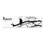 Raven on the Tree Bumper Sticker