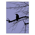 Raven on the Tree Greeting Cards