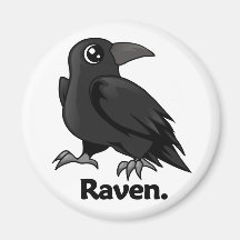 Raven Raven. Refrigerator Magnets