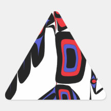 RAVEN RED AND BLUE STICKERS