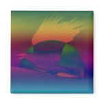 raven sunrise magnet