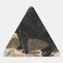 Raven Triangle Stickers