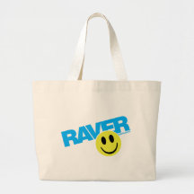 Raver Smilie - DJ Clubbing Rave Party Music Bag