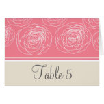 Ravishing Roses Elegant Table Card