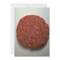 Raw hamburger patty announcements