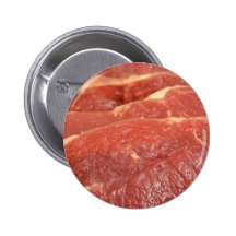 Raw Meat Pinback Button