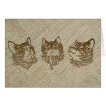 raw silk for kitty card