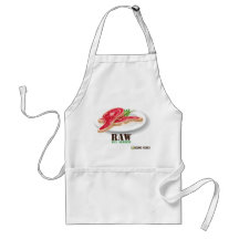 Raw Steak Organic Planet Apron