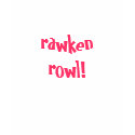 rawken rowl (rock n roll!) teens t shirt!