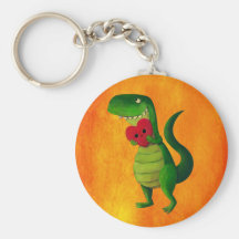RAWR Dinosaur Love Key Chains
