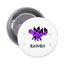 RAWR!! PINBACK BUTTON