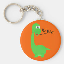 Rawrosaur Dinosaur Keychains