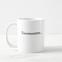 Rawwwwrrrrr...., Means I love you in dinosaur. Coffee Mug