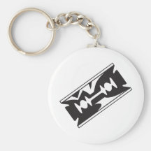 Razor Blade Key Chain