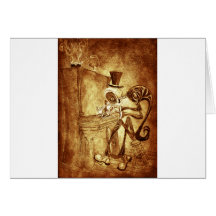 RB the piano player Greeting Card