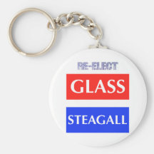 RE-ELECT Glass Steagall Key Chains