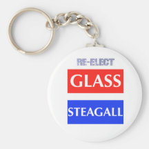 RE-ELECT Glass Steagall Keychain