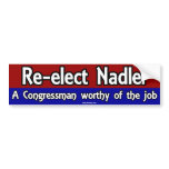 Re-elect Jerrold Nadler bumper stickers