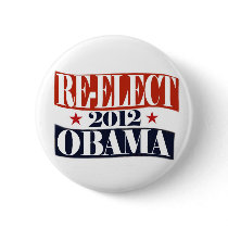 Re-Elect Obama 2012 Buttons