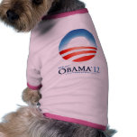 Re-Elect-Obama-2012 Dog Shirt pet clothing